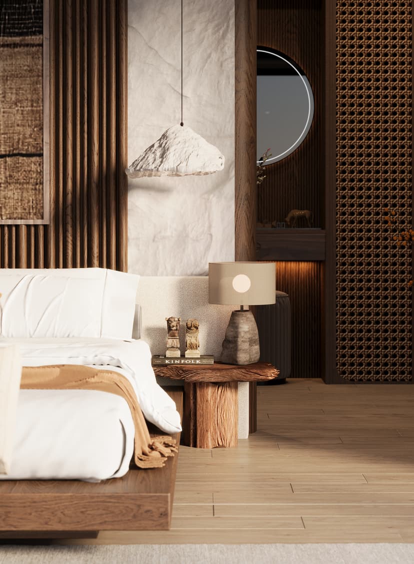 Modern bedroom vertical